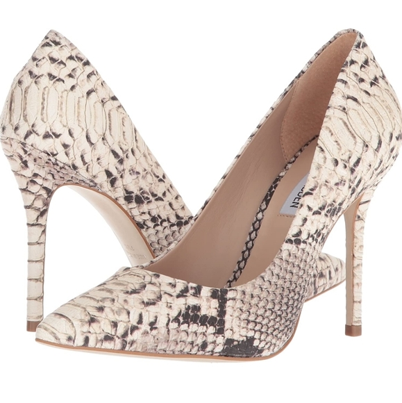 Steve Madden Daisie Natural Snakeskin - Picture 3 of 6